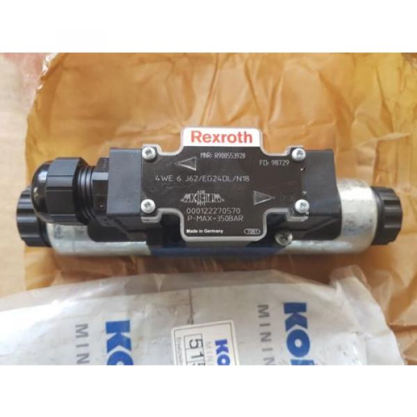 New Komatsu Germany Rexroth Hydraulic Valve 515 813 40 / 4WE6J6X/EG24DL/N18 #3 image