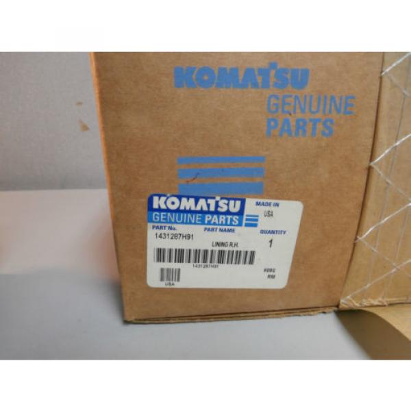 NEW Genuine Komatsu 1431287H91 Right RH Brake Shoe Lining OEM *NOS* #4 image