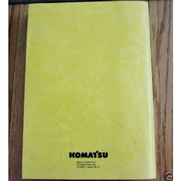 KOMATSU WHEEL LOADER WA270-7 PARTS BOOK SERIAL NUMB 81344 AND UP #2 image