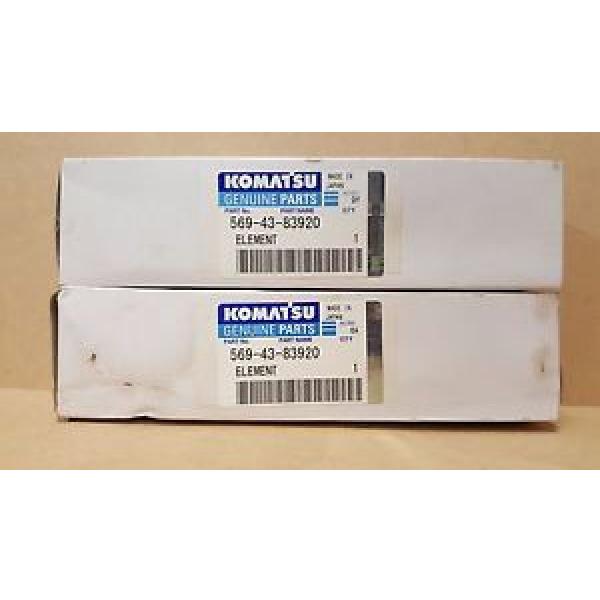 Komatsu 569-43-83920 Filter (Qty 2) #1 image