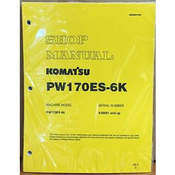 Komatsu Service PW170ES-6K Excavator Shop Manual NEW REPAIR #1 image