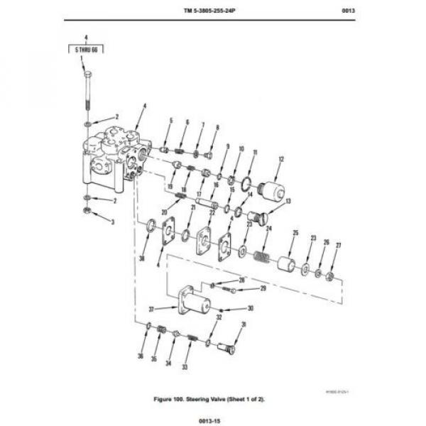 IHC H100C LOADER, SCOOP DED 4 X 4, KOMATSU STEERING VALVE [B1S4] #2 image