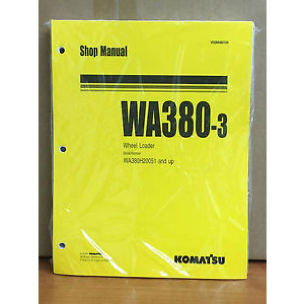 Komatsu WA380-3 Wheel Loader Shop Service Repair Manual (WA380H20051 &amp; up) #1 image