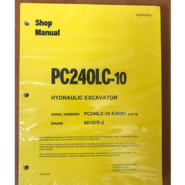 Komatsu PC240LC-10 Hydraulic Excavator Shop Repair Service Manual #1 image