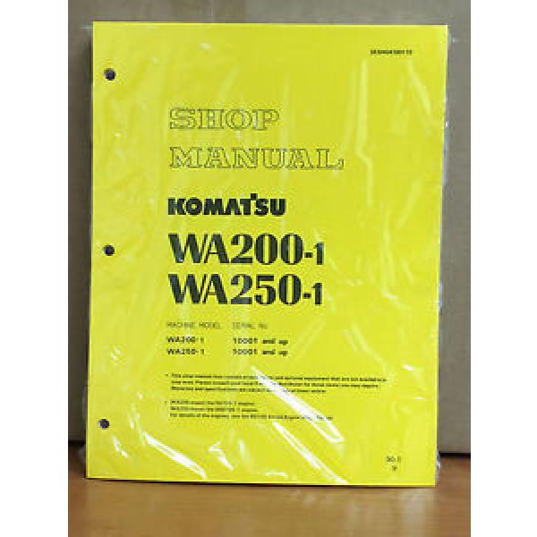 Komatsu WA200-1, WA250-1 Wheel Loader Shop Service Repair Manual #1 image