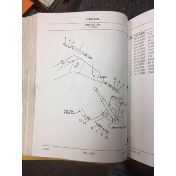 Komatsu PC200-6 Parts Manual #5 image