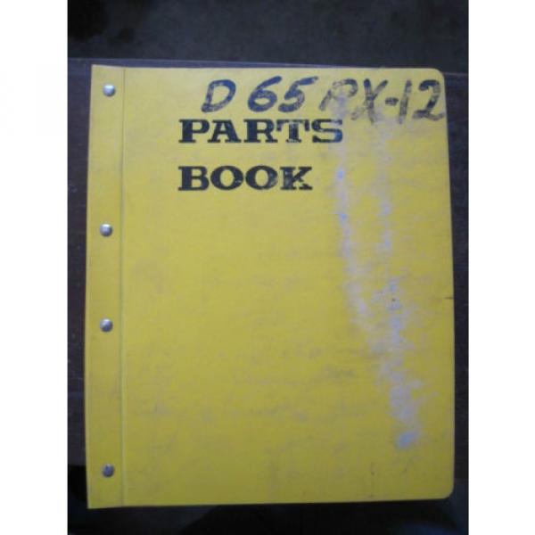 OEM KOMATSU Bulldozer Crawler D65P-12 D65PX-12 PARTS Catalog Manual Book #1 image