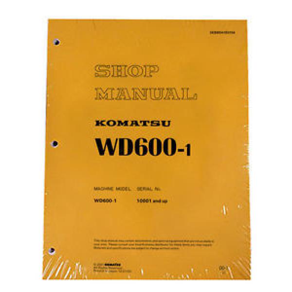 Komatsu Service WD600-1 Series Wheel Dozer Shop Manual #1 image