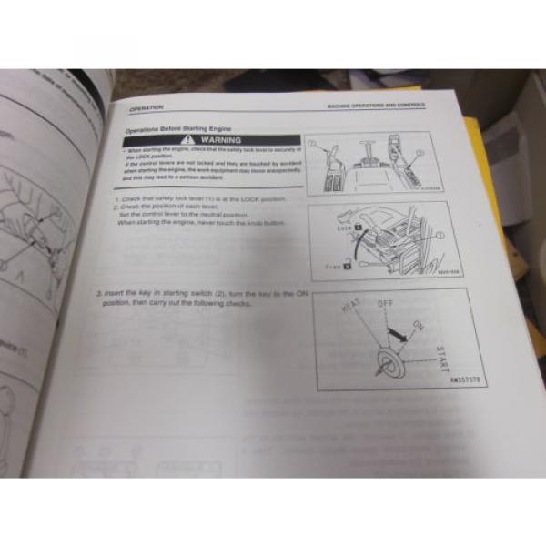 Komatsu PC228US-3 PC228USLC-3 Excavator Operation &amp; Maintenance Manual 2004 #2 image