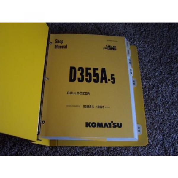 Komatsu D355A-5 12622- Bulldozer Factory Original Service Shop Manual #1 image