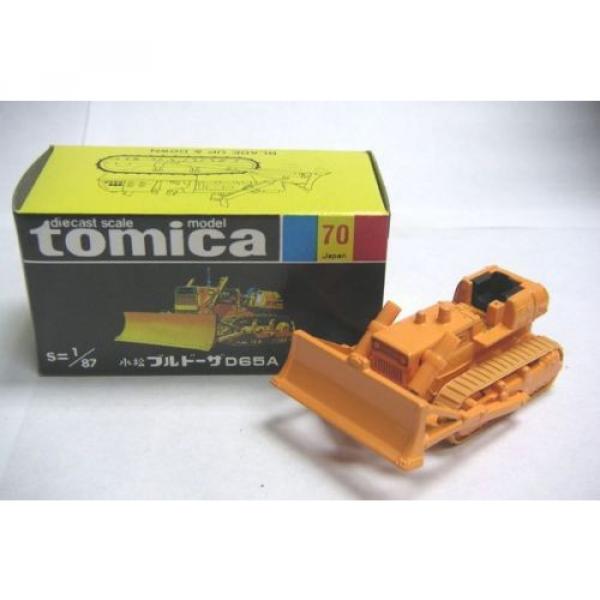 VINTAGE TOMICA 70 KOMATSU BULLDOZER D65A JAPAN RARE #1 image