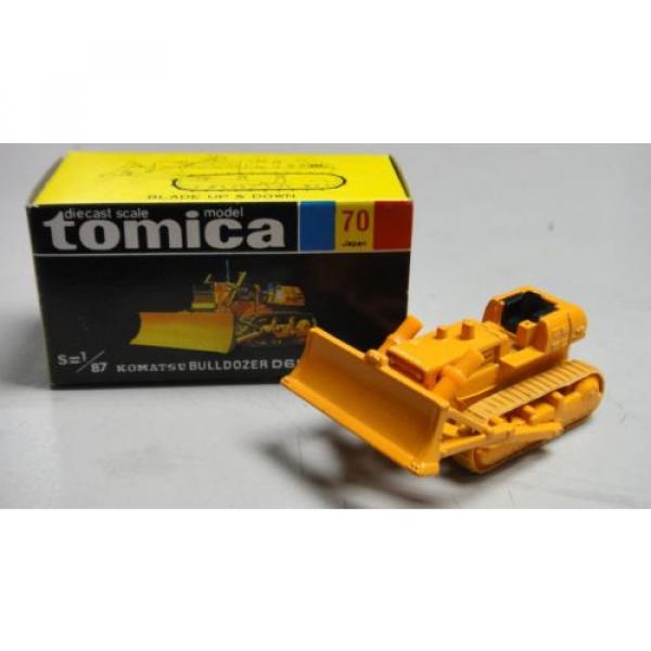 VINTAGE TOMICA 70 KOMATSU BULLDOZER D65A JAPAN RARE #4 image