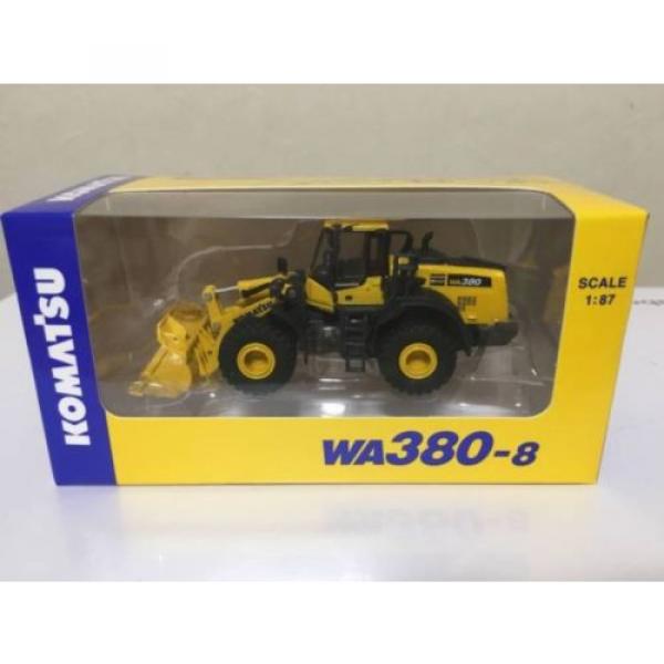 NEW 1/87 Komatsu Official WA380-8 Wheel Loader diecast model rare item Japan F/S #1 image