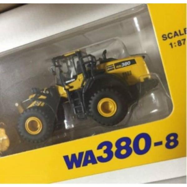 NEW 1/87 Komatsu Official WA380-8 Wheel Loader diecast model rare item Japan F/S #3 image