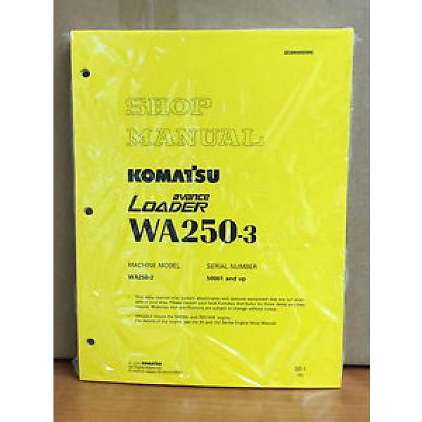 Komatsu WA250-3 Wheel Loader Service Shop Manual #1 #1 image